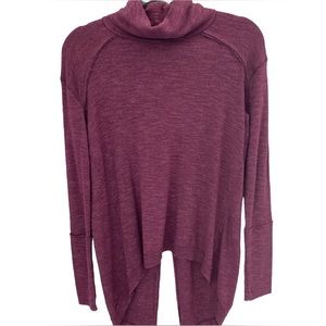 Free People Split Back Turtleneck Tunic
